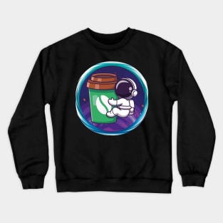 Coffee Astronaut Crewneck Sweatshirt